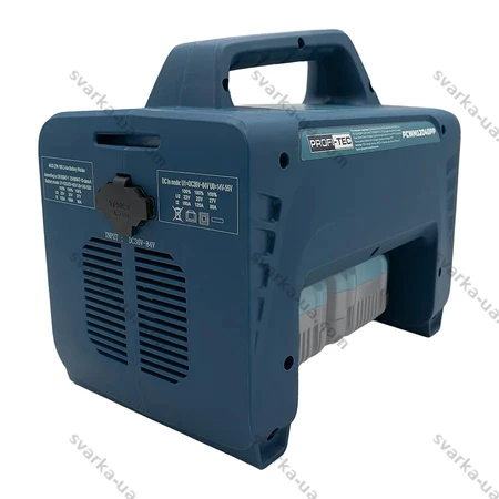 Фото 5 - Акумуляторний зварювальний апарат PROFI-TEC PCWM12040PP, 80V (2×PT4040PP (4.0 Aч), двопортовий зарядний пристрій QBCD40/4PP dual quick