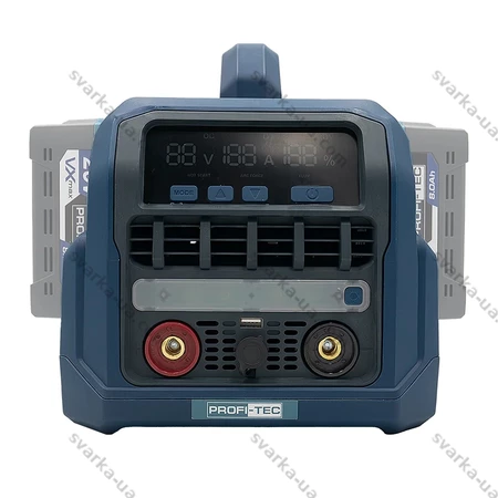 Фото 3 - Акумуляторний зварювальний апарат PROFI-TEC PCWM12080VX Max (4×PT2080VXmax (8.0 Aч), зарядний пристрій 2х QBCD20/4 quick