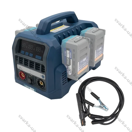 Фото 2 - Акумуляторний зварювальний апарат PROFI-TEC PCWM12080VX Max, 80V 4*20V (без акумулятора та зарядного пристрою)