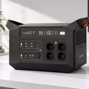 Зарядна станція MYACT AP3000 3000W, Місткість 2880 Вт/год