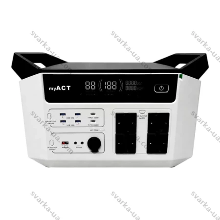 Фото 3 - Зарядна станція myACT AP2502 2496 Вт·год, 2500 Вт, LiFePO4, пікова 4500 Вт