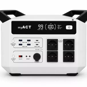 Зарядна станція myACT Power Station AP2200 (2160 Вт·год/2200 Вт)