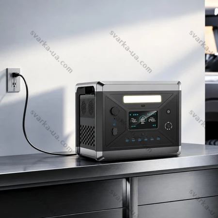 Фото 6 - Портативна зарядна станція SolarPlay Q2501 2400Вт 2160Вт·ч LiFePO4, ДБЖ UPS, для дому та котла