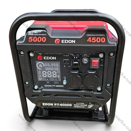 Фото 3 - Генератор інверторний 5.0 кВт Edon PT-6000D