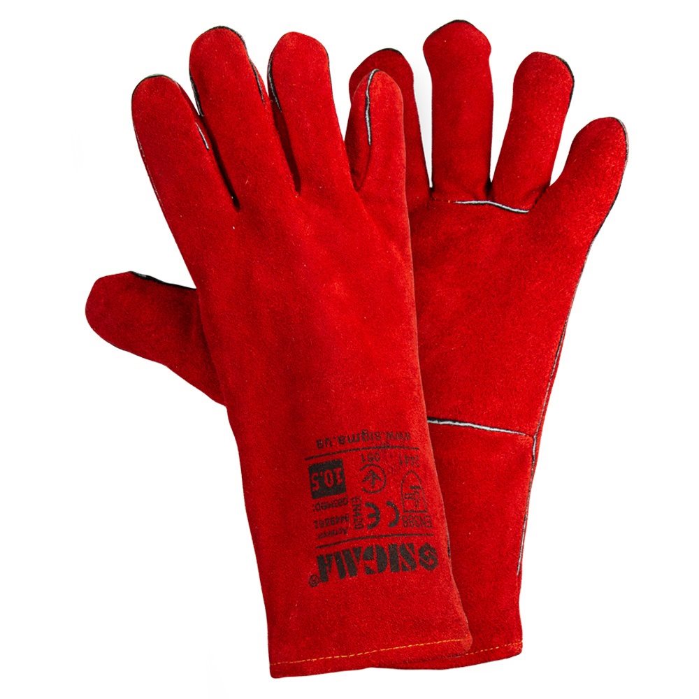Защитные перчатки Sigma Краги сварщика р10,5 класс ВС длина 35 см ...